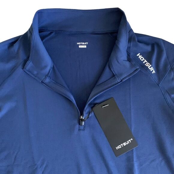 Hotsuit Men’s 1/4 Zip Long Sleeve Lightweight Reflective Pullover Size XL NWT - Picture 4 of 6
